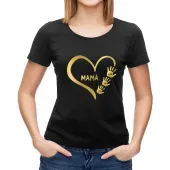 Camiseta personalizada 'Huellas de mam&aacute;'