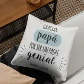 Coj&iacute;n para un pap&aacute; genial personalizado