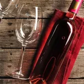 Copa de vino grabada para jubilaci&oacute;n