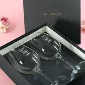 Copas de vino grabadas para madre