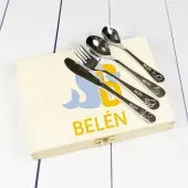 Cubiertos personalizados 'alfabeto animal'