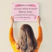 Diploma a la mejor abuela del mundo