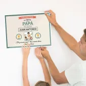 Diploma personalizado mejor pap&aacute;