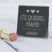 Espejo grabado Te quiero mami