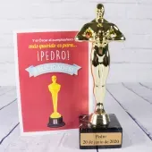 Estatua &Oacute;scar personalizado para cumplea&ntilde;os