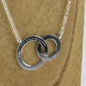 Gargantilla de plata personalizada