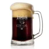 Jarra de cerveza a&ntilde;o de nacimiento