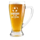 Jarra de cerveza Baviera para el as del bal&oacute;n