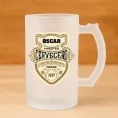 Jarra de cerveza personalizada 'Maestro Cervecero'