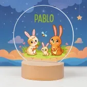 L&aacute;mpara infantil personalizada con nombre
