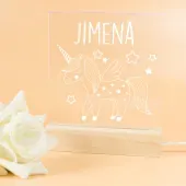 L&aacute;mpara LED personalizada 'Unicornio'