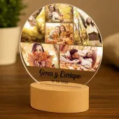 L&aacute;mpara personalizada con fotos