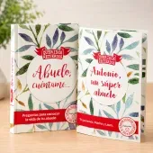 Libro Abuelo cu&eacute;ntame con tarjeta personalizada