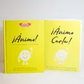 Libro &iexcl;&Aacute;nimo! con tarjeta personalizada
