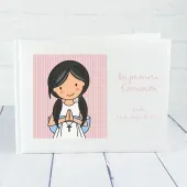 Libro de firmas personalizado Comuni&oacute;n 'Ni&ntilde;a'