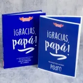 Libro &iexcl;Gracias, pap&aacute;! con tarjeta personalizada