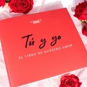 Libro T&uacute; y yo con tarjeta personalizada