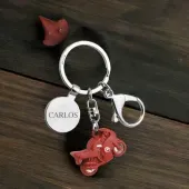 Llavero grabado moto