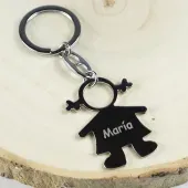 Llavero ni&ntilde;a grabado
