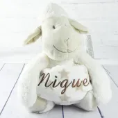 Manta beb&eacute; bordada con peluche