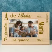 Marco de fotos personalizado con nombre