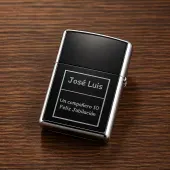Mechero Zippo "Jubilaci&oacute;n" grabado