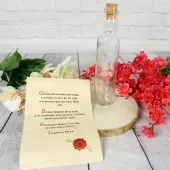 Mensaje en una botella personalizado
