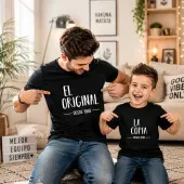 Pack camisetas padre e hijo personalizadas Original