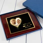 Placa para enamorados personalizada