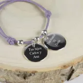 Pulsera medalla personalizada