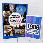 Regalo 40 cumplea&ntilde;os: libro con tarjeta