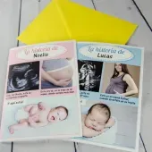 Tarjeta nacimiento la historia de...