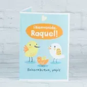 Tarjeta para nacimiento personalizada