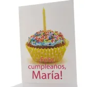 Tarjeta personalizada para cumplea&ntilde;os