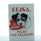 Tarjeta personalizada para San Valent&iacute;n