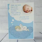 Tarjeta presentaci&oacute;n de tu beb&eacute; personalizada