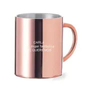 Taza de acero y cobre galvanizado