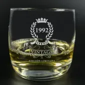 Vaso de whisky grabado '30 Cumplea&ntilde;os'