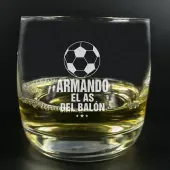 Vaso de whisky para el as del bal&oacute;n