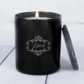 Vela grabada con nombre