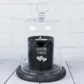 Vela personalizada 'Motivos' con campana de cristal