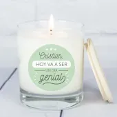 Vela personalizada 'D&iacute;a genial'