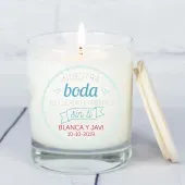 Vela personalizada regalo de bodas