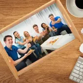 Bandeja de madera personalizada