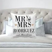 Coj&iacute;n personalizado Mr y Mrs