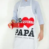 Delantal personalizado Te quiero Pap&aacute;