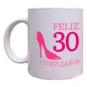 Taza para mujer 30 cumplea&ntilde;os