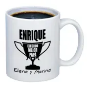 Taza personalizada para el mejor padre