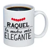 Taza personalizada para la madre m&aacute;s elegante