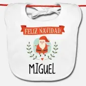 Babero personalizado &iexcl;Feliz Navidad!